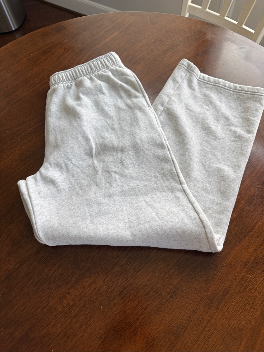 Aeropostale Light Gray Track Jogger Pants